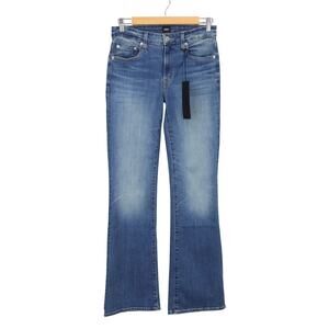 NWT Edwin Lark Mid-Rise Bootcut Stretch Denim Jean In Flashback Blue Size 26